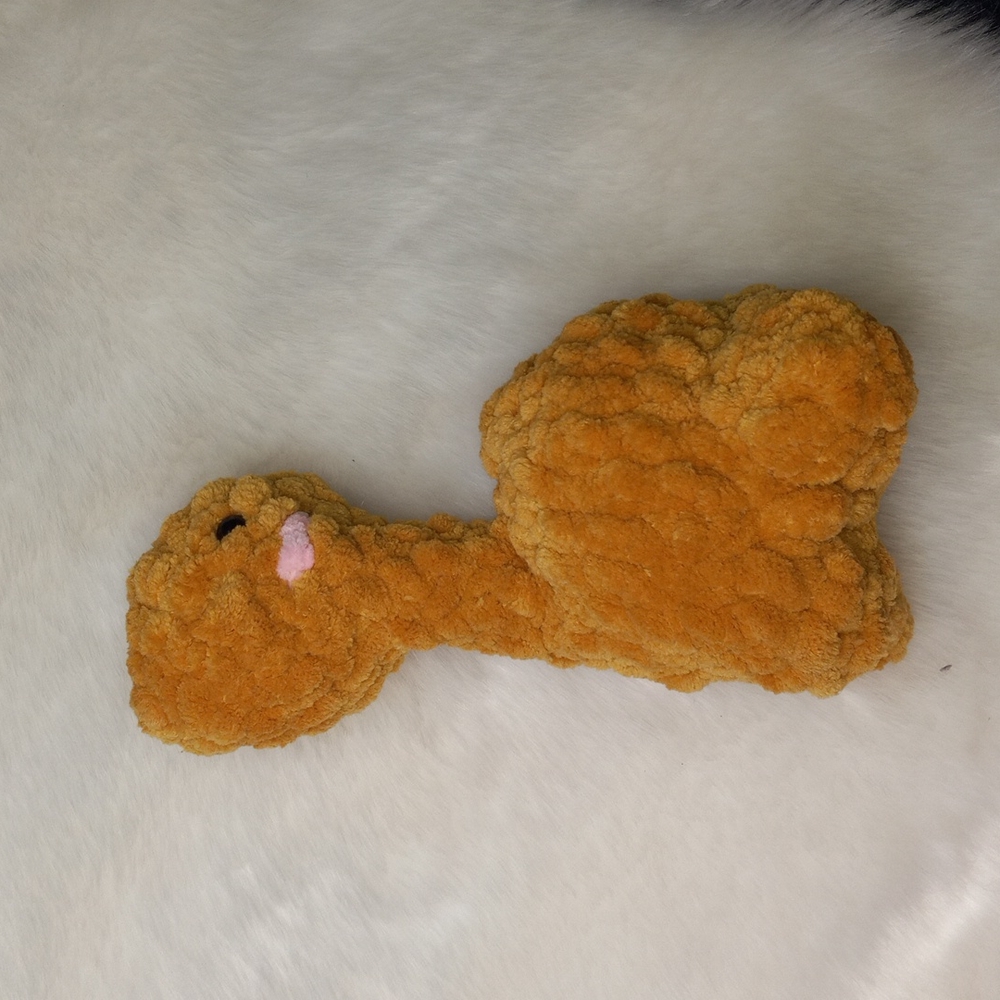 🆕 Dino 🦕 Nugget Crochet Golden Plushie
